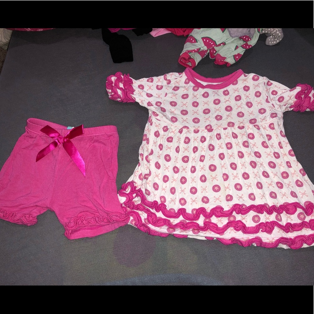 Kickee Pants Baby Doll & Shorts set